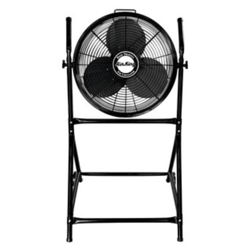 Air King Pivoting Industrial Grade Floor Fan with Roll-About Stand, 18 1/6 HP - AK9219