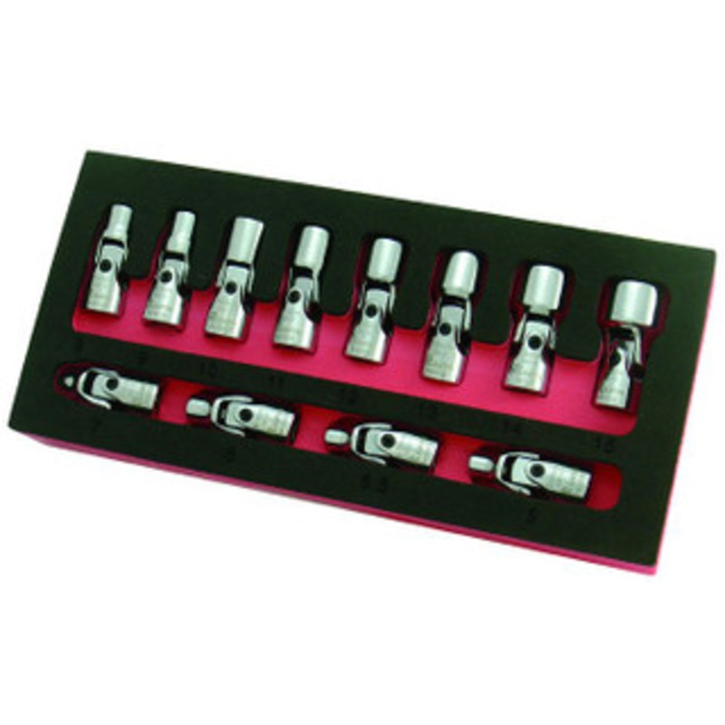 Astro 12PC Metric 1/4Drive Flex Socket Set 6PT - 7412-2
