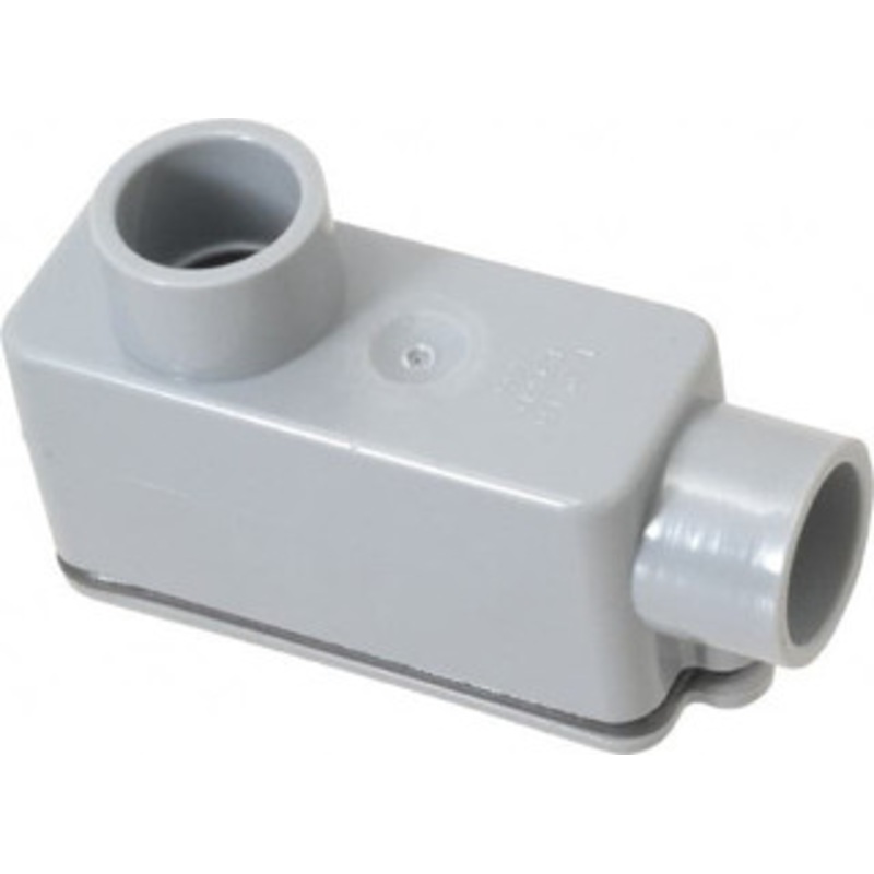 Thomas & Betts LB Body, 1/2 Trade, IMC, Rigid PVC Conduit Body Oval, 4-5/16 OAL, 4 cc Capacity E986D - 54088059