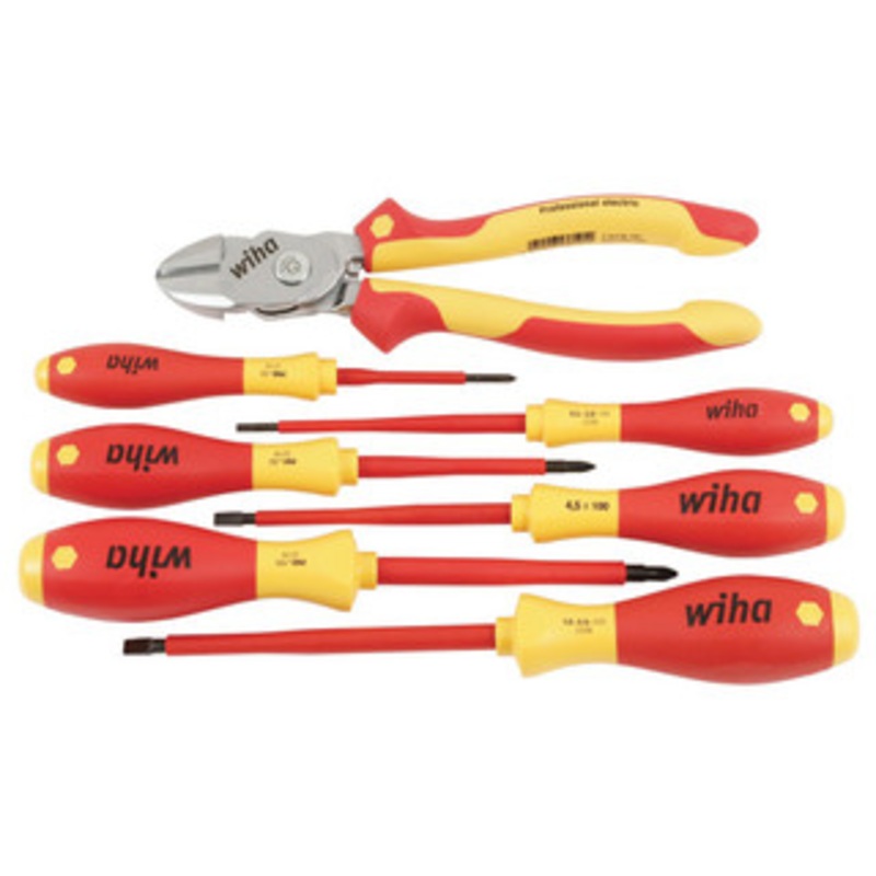 Wiha Insulated BiCut SuperCut and Screwdrivers 7 Piece Set - 32942