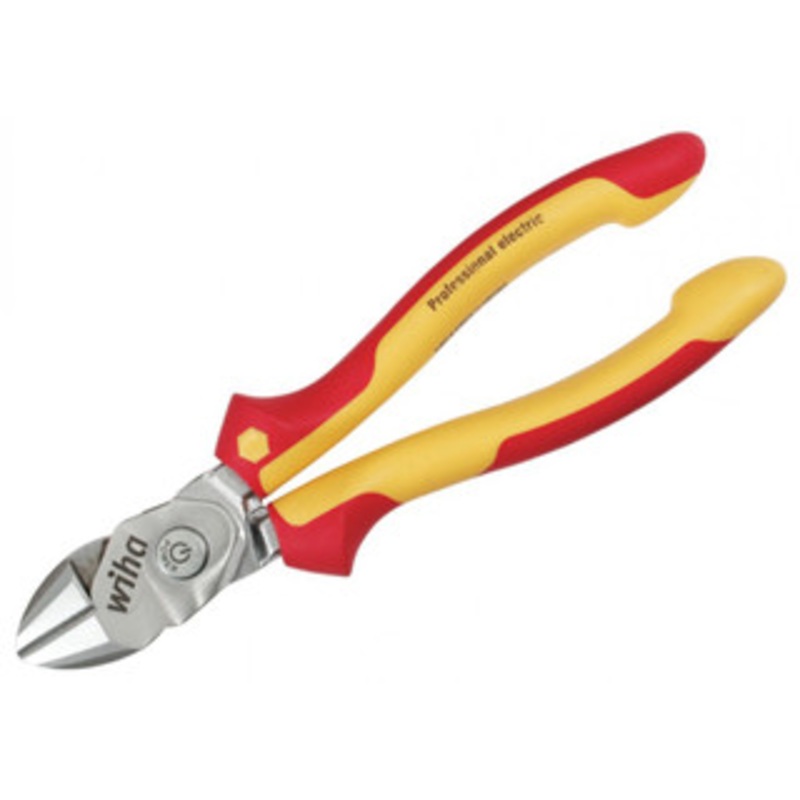 Wiha Insulated BiCut SuperCut Compound 8 Cutter Natural Brush Finish - 32936