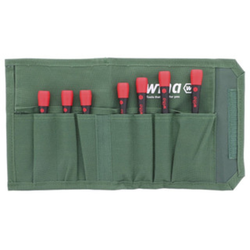 Wiha PicoFinish Precision Hex Metric Driver 7 Piece Set in Canvas Pouch - 26393