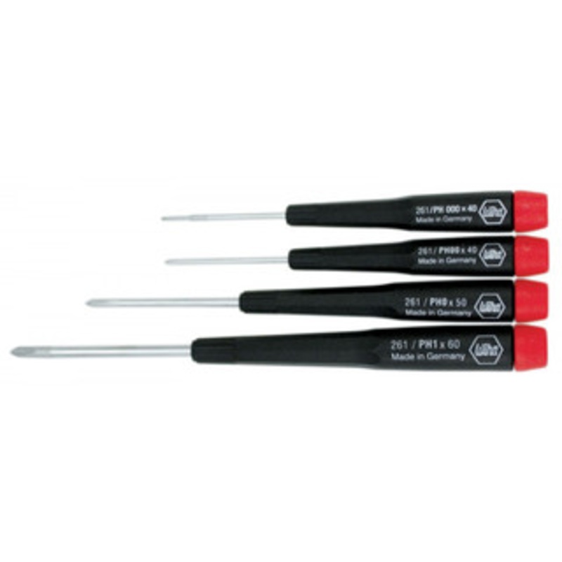 Wiha Precision Phillips Screwdrivers 4 Piece Set - 26194