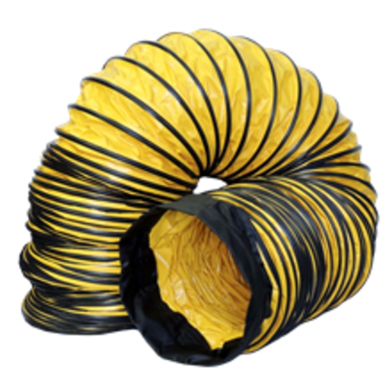 Americ Confined Space Ventilation Standard Flexible Ducting 12 x 25 ft. with Cuff and Buckle Ends - AM-DS1225