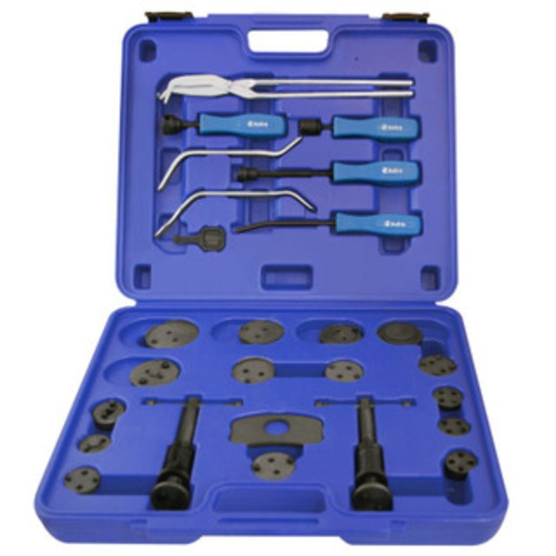 Astro 18 Piece Brake Caliper Wind Back Tool Set & 8 Piece Professional Brake Tool Set - 78619