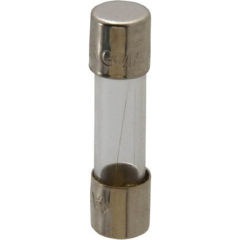 Bussmann 250 VAC, 32 VDC, 1 Amp, Fast-Acting Miniature Glass Fuse 20mm OAL, 10 at 125 V kA Rating, 5mm Diam GMA-1-R - 71917736