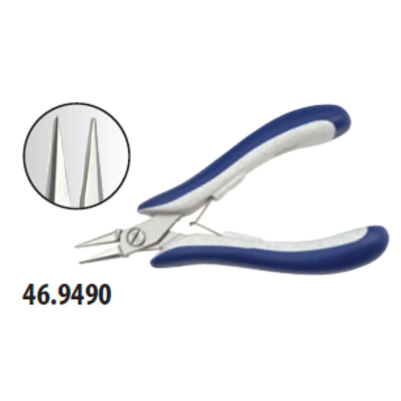 Grobet Flat Nose Smooth 5-3/8 Plier - 46.9490