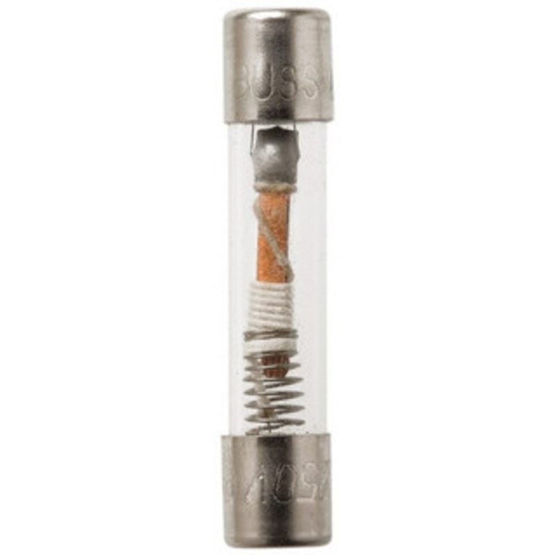 Bussmann 250 VAC, 32 VDC, 0.38 Amp, Time Delay Miniature Glass Fuse 1-1/4 OAL, 1/4 Diam MDQ-3/8 - 84682756