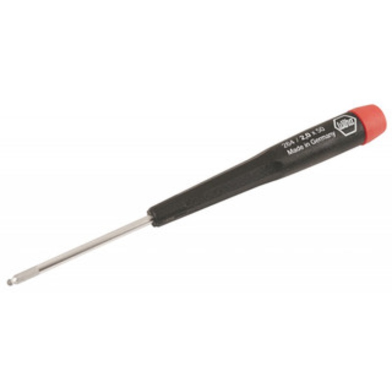 Wiha Precision Ball End Hex Screwdriver, 2.0mm x 50mm - 26420