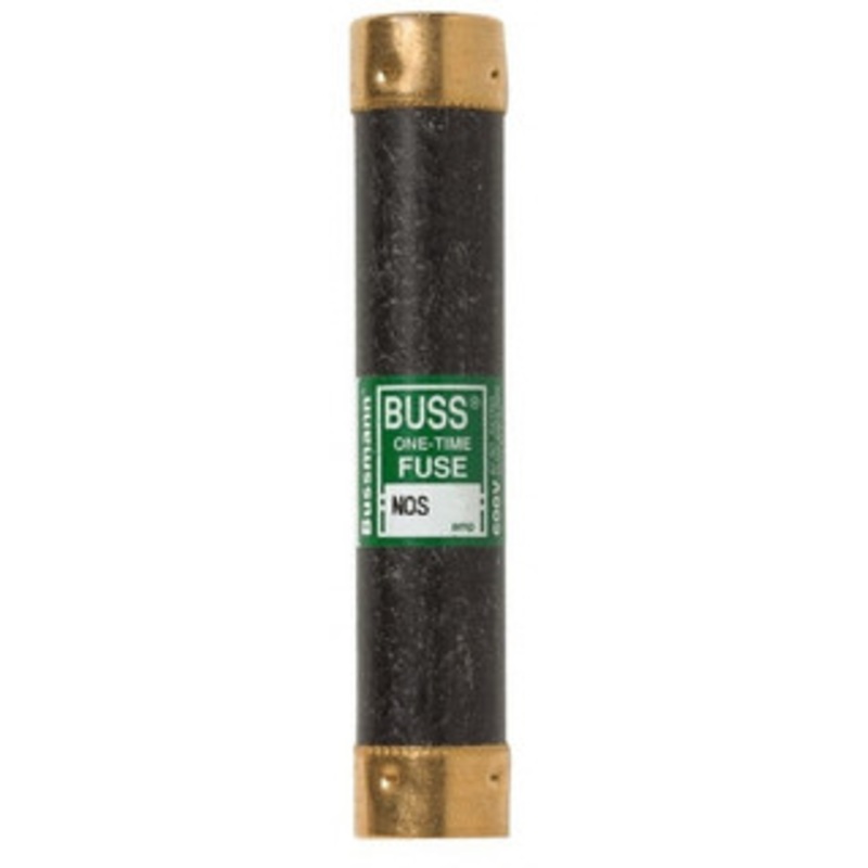 Bussmann 600 VAC, 1 Amp, Fast-Acting General Purpose Fuse Fuse Holder Mount, 127mm OAL, 50 at AC/DC kA Rating, 13/16 Diam NOS-1 - 74740580