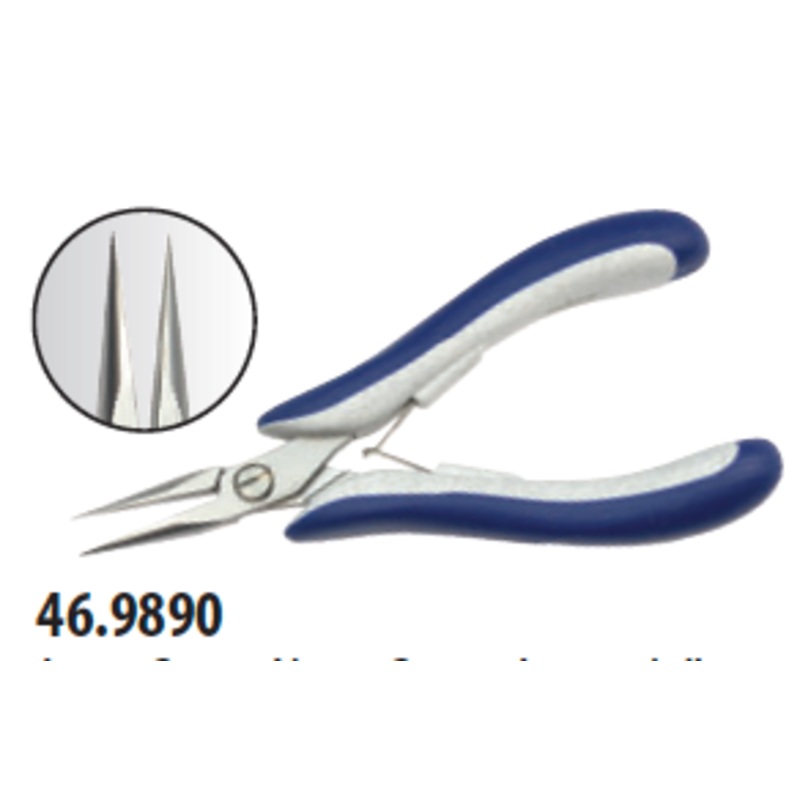 Grobet Long Snipe Nose Smooth 5-3/4 Plier - 46.9890