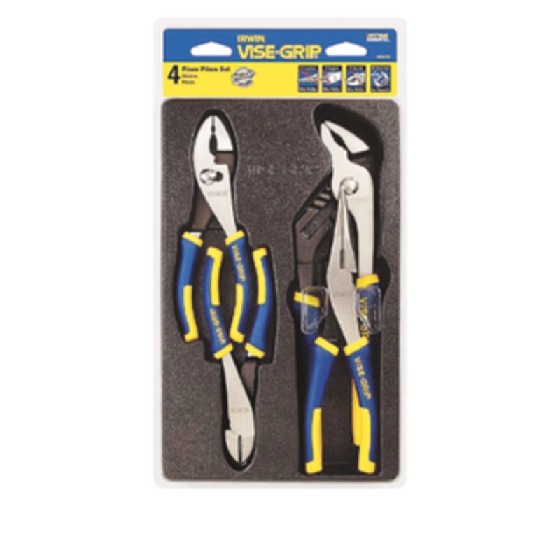 IRWIN 4 Piece Mixed Plier Set - 2078707