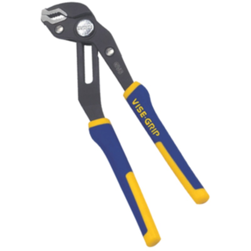 Irwin GrooveLock Plier, 10 Length, 16 Positions, 2-1/4 Capacity - 2078110