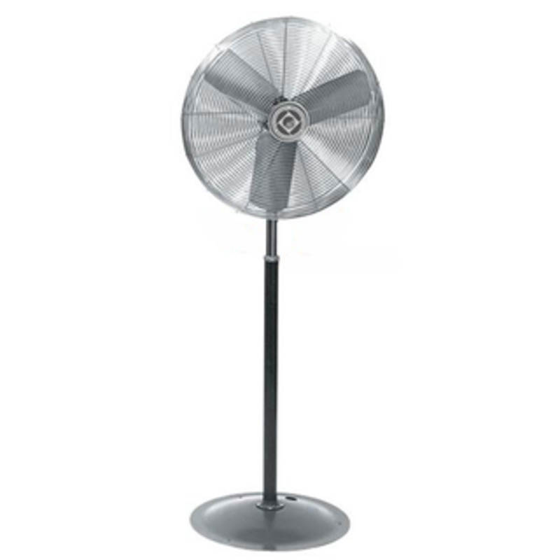 Marley 24 Blade 1/4HP Non-Oscillating Pedestal Industrial Air Circulator - 24ACHP