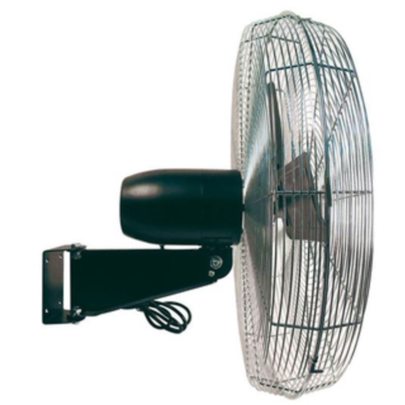 OTMT 24 Blade 2-Speed Non-Oscillating Industrial Wall-Mount Fan - FE-60G2FOL
