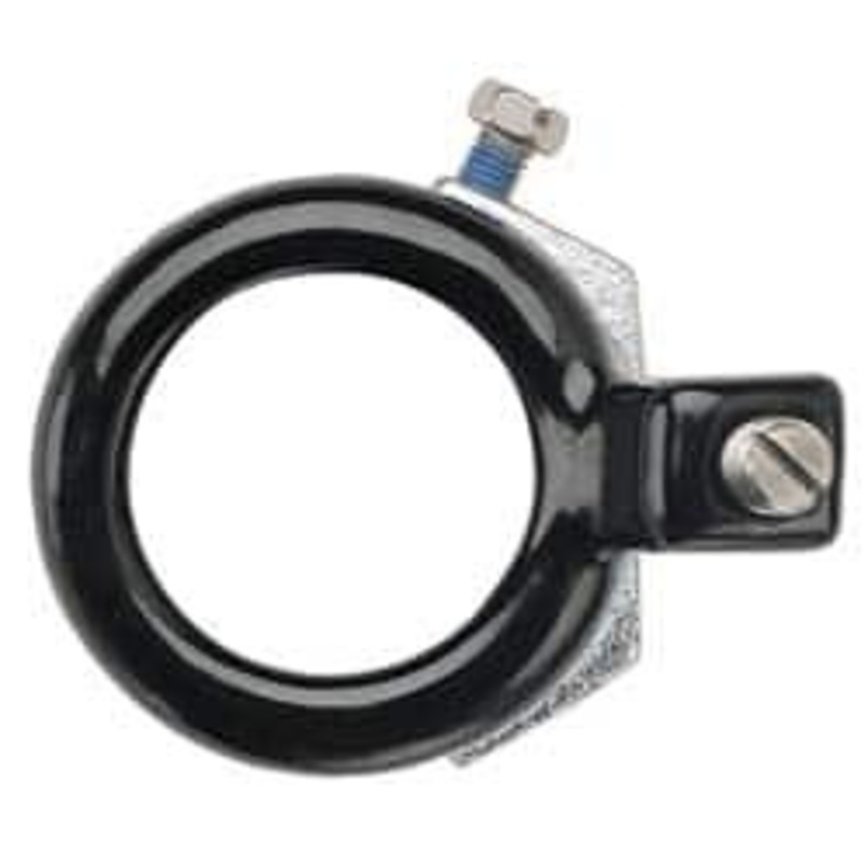 Thomas & Betts 4 Trade Rigid/Intermediate (IMC) Conduit Bushing Malleable Iron, Partially Insulated, Straight Connector, Lug Screw Connection BG400-14-20 - 54062294