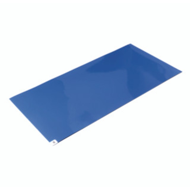 Wearwell Clean Room Mat Blue, 2ft x 3ft, 4 mats per case - 30 sheets per mat - 095.2X3BL