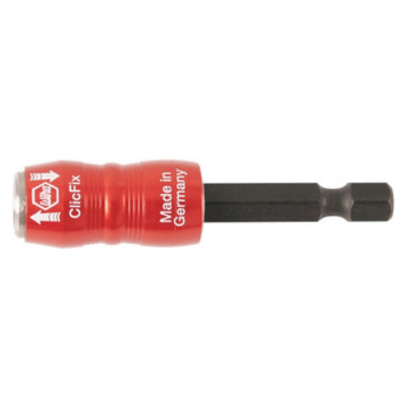 Wiha ClicFix 1/4 Insert Bit Holder Magnetic 2.9 Long - 71491