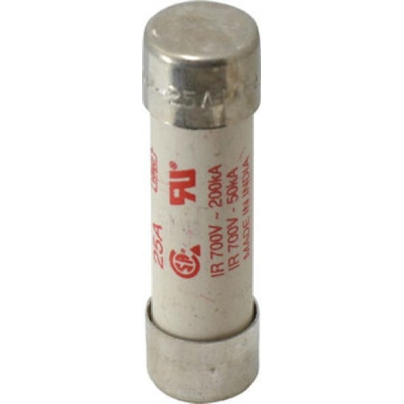 Bussmann 690 VAC (IEC), 700 VAC (UL), 800 VDC, 25 Amp, Fast-Acting Semiconductor/High Speed Fuse 50.8mm OAL, 200 (RMS), 50 at DC kA Rating, 9/16 Diam FWP-25A14F - 75383059