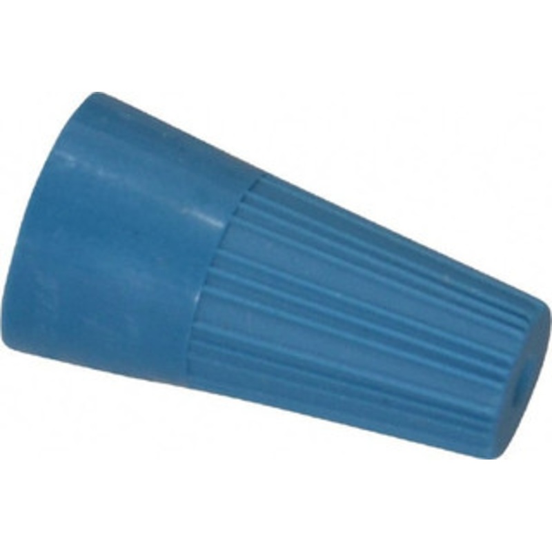 Thomas & Betts 3, 20 to 3, 16 AWG, 300 Volt, Corrosion Resistant, Standard Twist on Wire Connector Blue 330-BP - 08690984