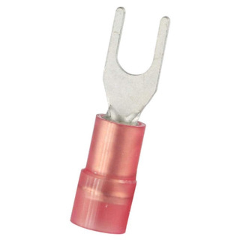 Value Collection Fork Terminals, Terminal Type: Standard, Insulation Type: Partially Insulated, Connection Type: Crimp, Compatible Wire Size (sq mm): 0.5-1.5 (mm), Compatible Wire Size (AWG): 22-16, Stud Size (mm): 3.7 SNYDS1-3.7 - 14736789