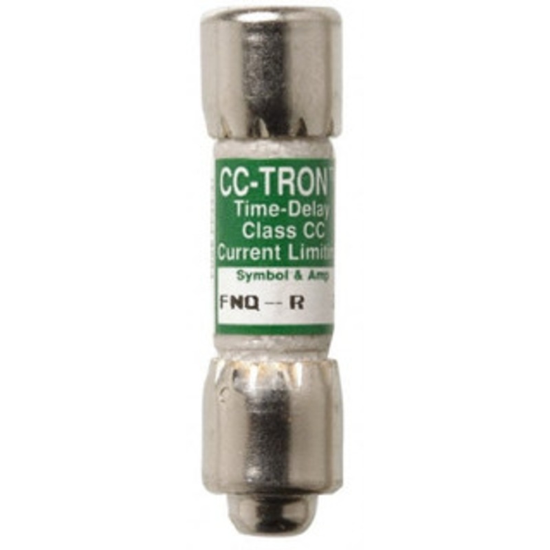 Bussmann 300 VDC, 600 VAC, 1.8 Amp, Time Delay General Purpose Fuse Fuse Holder Mount, 1-1/2 OAL, 200 at AC (RMS) kA Rating, 13/32 Diam FNQ-R-1-8/10 - 75915652