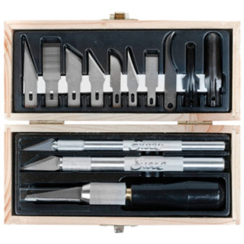 Excel Professional Hobby Knife Set #44290, 13 Pieces - 65-743-7