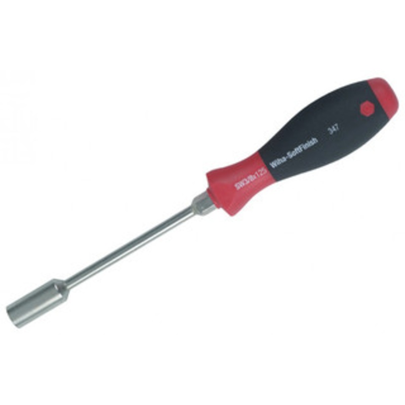 Wiha SoftFinish Inch Nut Driver with Hex Bolster, 1/2 - 34777