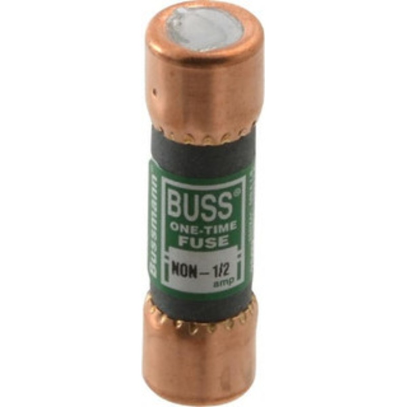 Bussmann 125 VDC, 250 VAC, 0.5 Amp, Fast-Acting General Purpose Fuse Fuse Holder Mount, 50.8mm OAL, 50 at AC/DC kA Rating, 9/16 Diam NON-1/2 - 74701061