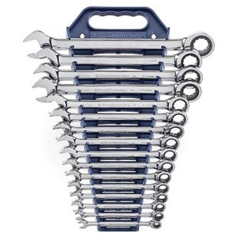 GEARWRENCH 16 Piece Metric Master Ratcheting Wrench Set - KD9416