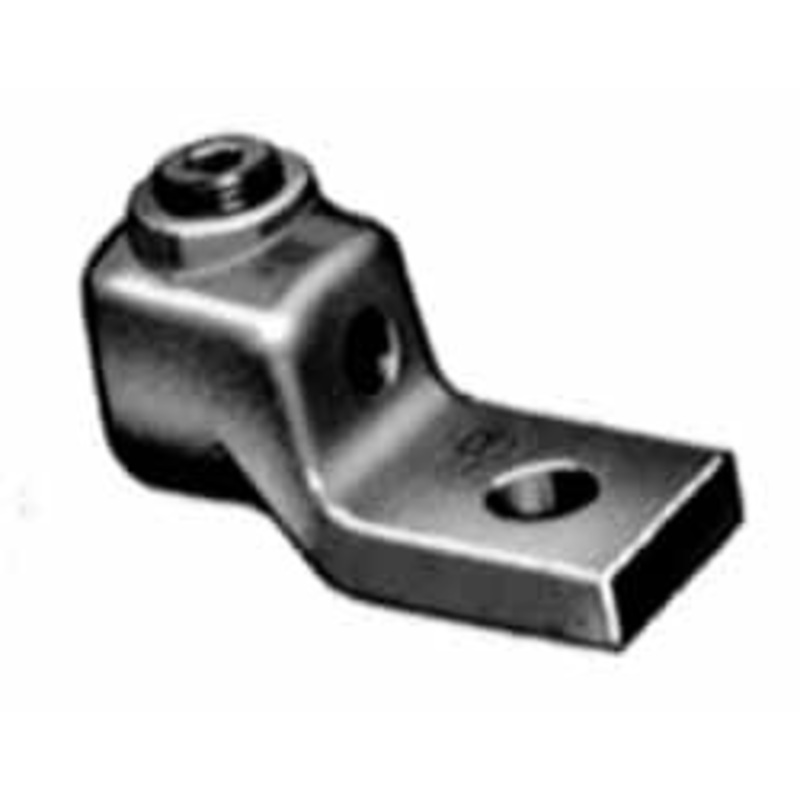 Thomas & Betts 300-500 kcmil Wire Noninsulated Compression Connection Square Ring Terminal 1/2 Stud, 3-1/16 OAL x 1-3/8 Wide, Copper Contact 31015 - 54057211