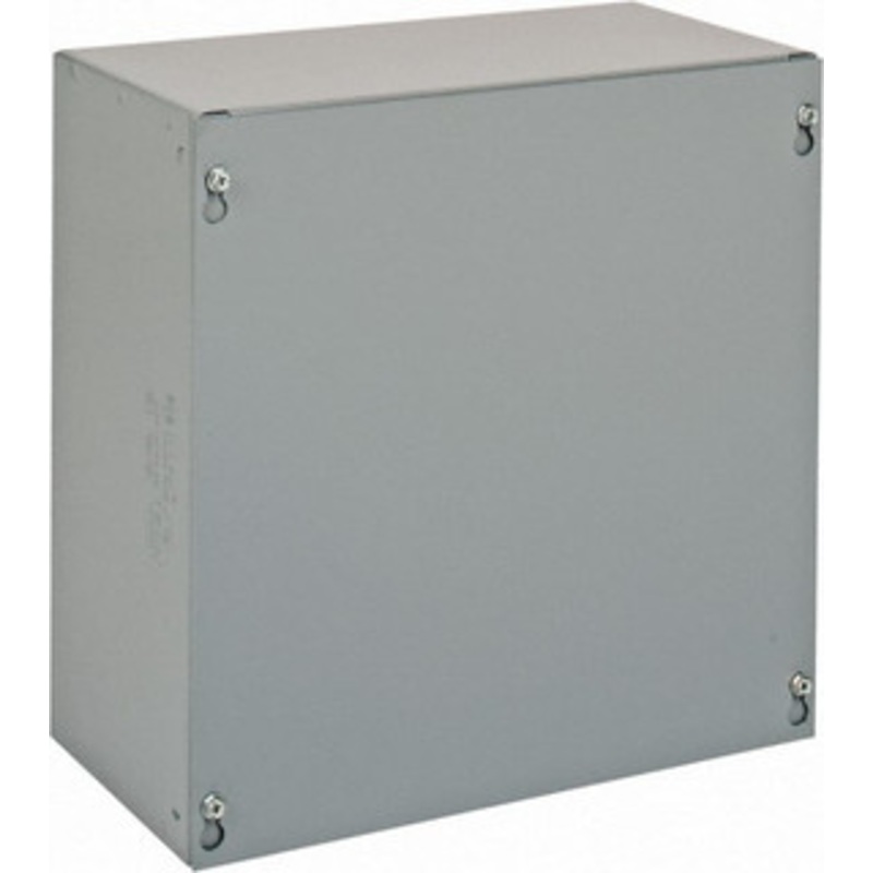 Cooper B-Line NEMA 1 Steel Junction Box Enclosure with Screw Flat Cover 12 Wide x 12 High x 6 Deep 78205122591 - 64050982