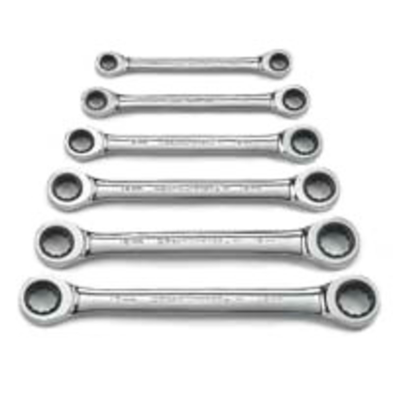 GEARWRENCH 6 Piece Metric Double Ratcheting Wrench Set - KD9260