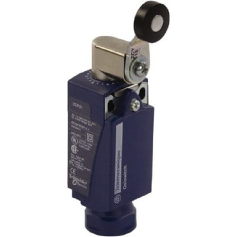Telemecanique Sensors SPDT, NC/NO, 240 VAC, 250 VDC, Screw Terminal, Rod Lever Actuator, General Purpose Limit Switch 1, 2, 4, 6, 12, 13 NEMA Rating, IP66, IP67 IPR Rating XCKP2118N12 - 59759829