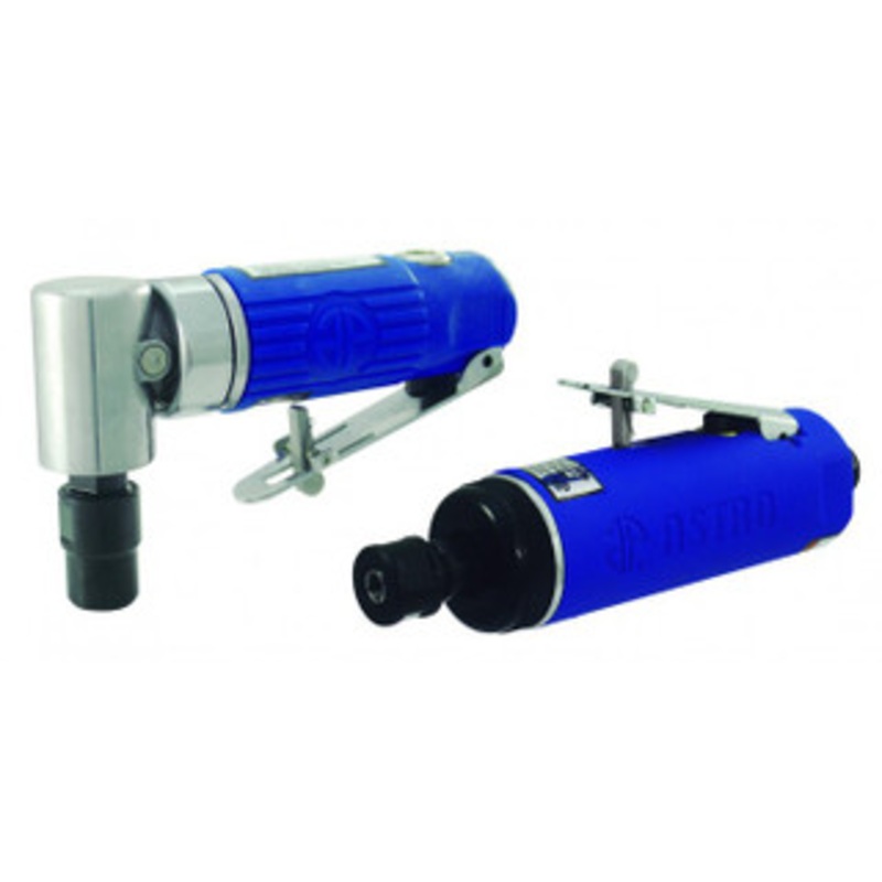 Astro Pneumatic 1/4 90 Angle Die Grinder & Blue Composite Body - AP1222