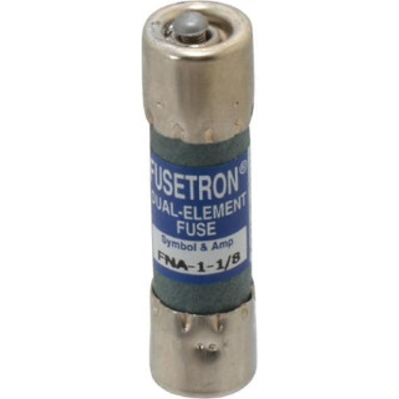 Bussmann 250 VAC, 1.13 Amp, Time Delay Pin Indicator Fuse Fuse Holder Mount, 1-1/2 OAL, 10 at 125 V kA Rating, 13/32 Diam FNA-1-1/8 - 81739476