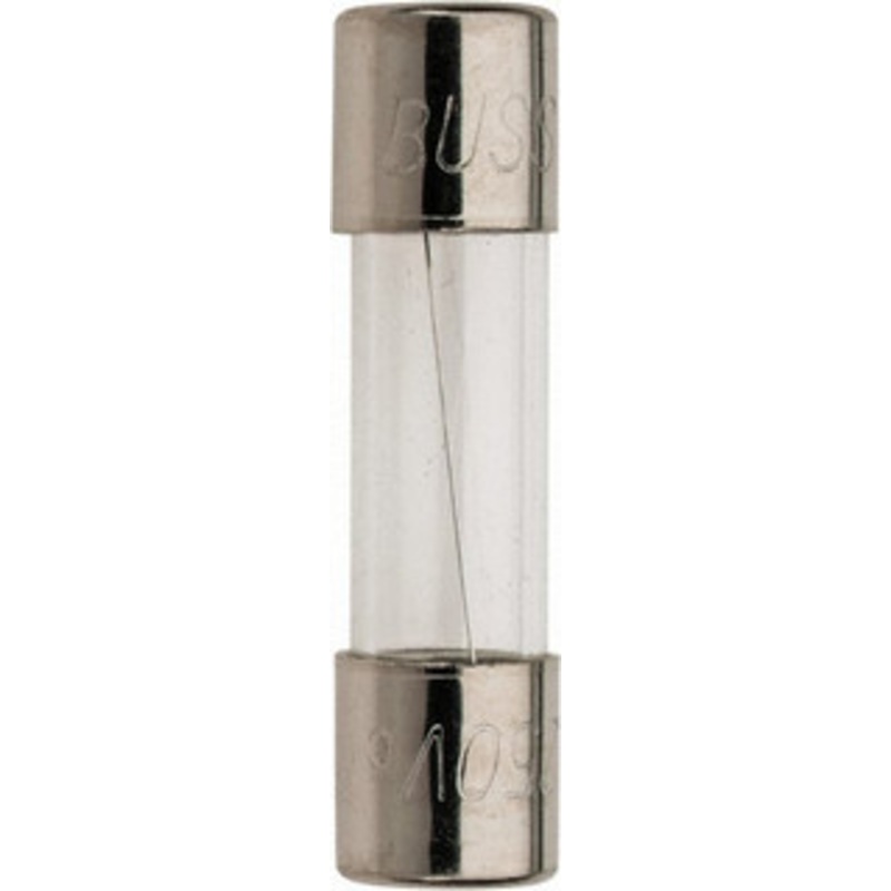 Bussmann 250 VAC, 32 VDC, 4 Amp, Fast-Acting Miniature Glass Fuse 25.4mm OAL, 10 at 125 V kA Rating, 1/4 Diam AGX-4 - 71924138