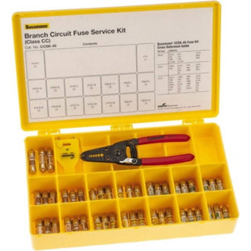 Bussmann CC Class, 600 VAC/VDC, Fuse Service Kit 30 Amps CCSK-45 - 92129154