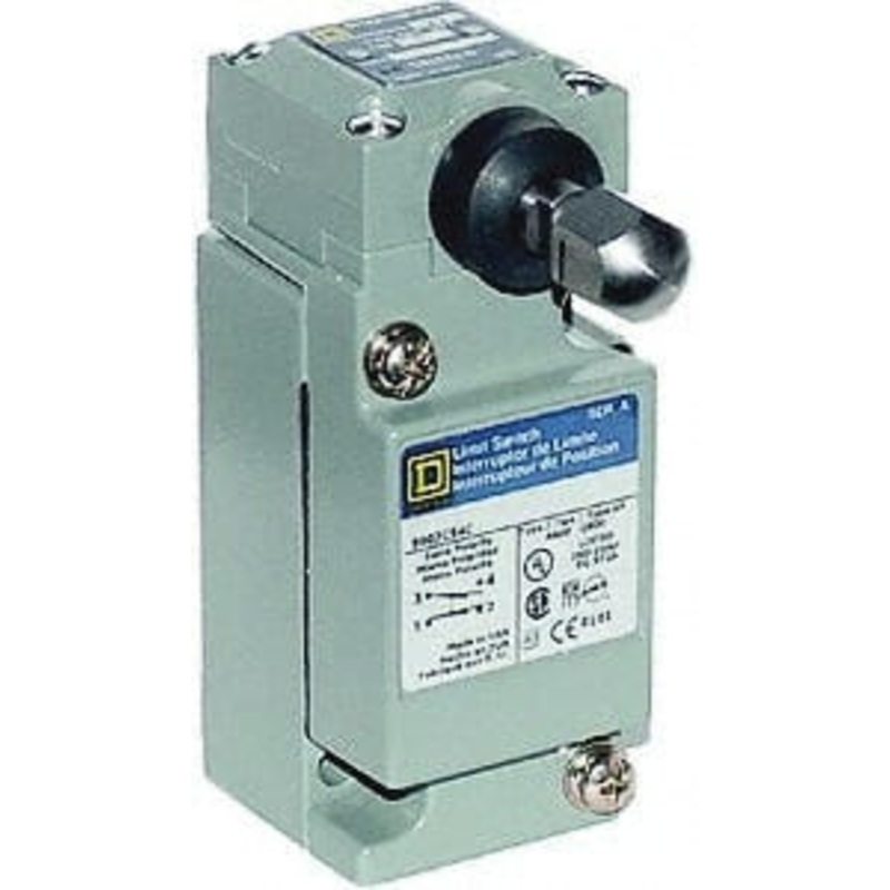 Square D SPDT, NC/NO, 600 Volt Screw Terminal, Plunger Actuator, General Purpose Limit Switch 1, 2, 4, 6, 12, 13, 6P NEMA Rating, IP67 IPR Rating 9007C54GD - 58152596