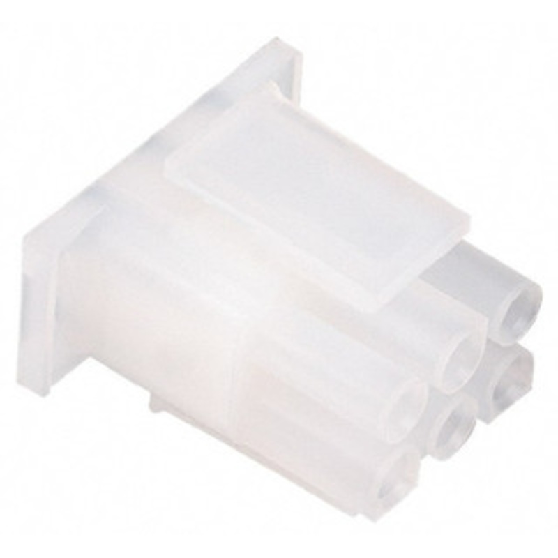 TE Connectivity 6 Position, Modular Panel Mount Amp 617-6 - 07513310