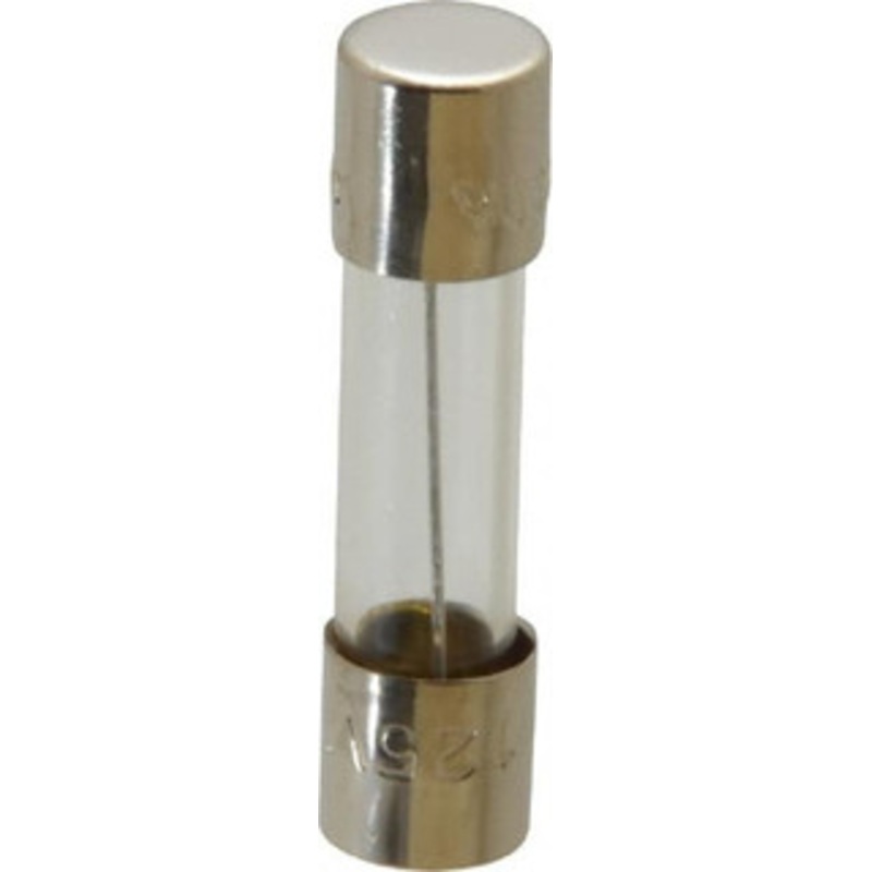 Bussmann 125 VAC, 32 VDC, 8 Amp, Fast-Acting Miniature Glass Fuse 20mm OAL, 5mm Diam GMA-8-R - 71917926