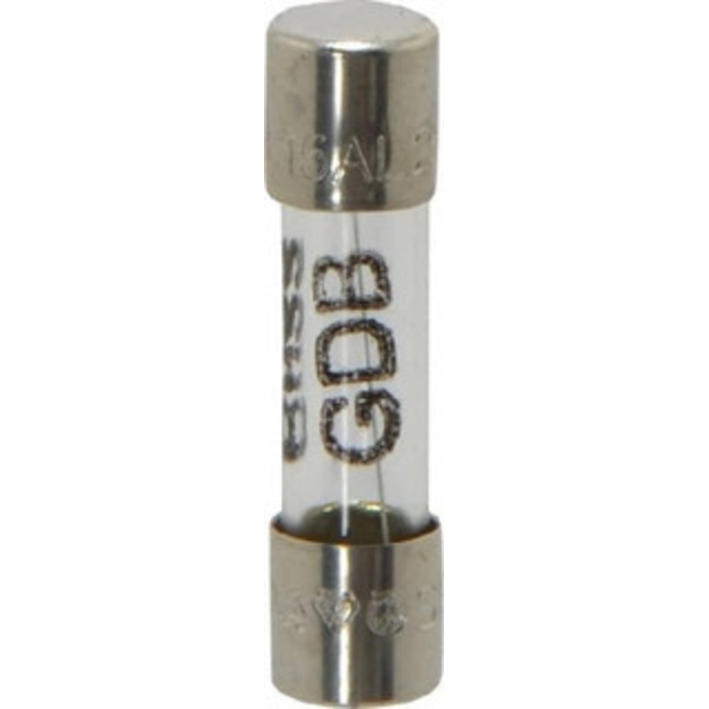Bussmann 250 VAC, 32 VDC, 3.15 Amp, Fast-Acting Miniature Glass Fuse 20mm OAL, 5mm Diam GDB-3.15A - 74973868