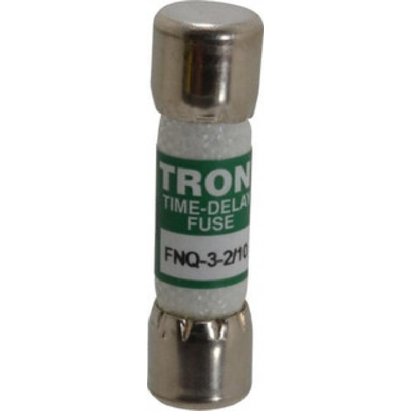 Bussmann 500 VAC, 3.2 Amp, Time Delay General Purpose Fuse Fuse Holder Mount, 1-1/2 OAL, 10 at AC kA Rating, 13/32 Diam FNQ-3-2/10 - 75915413