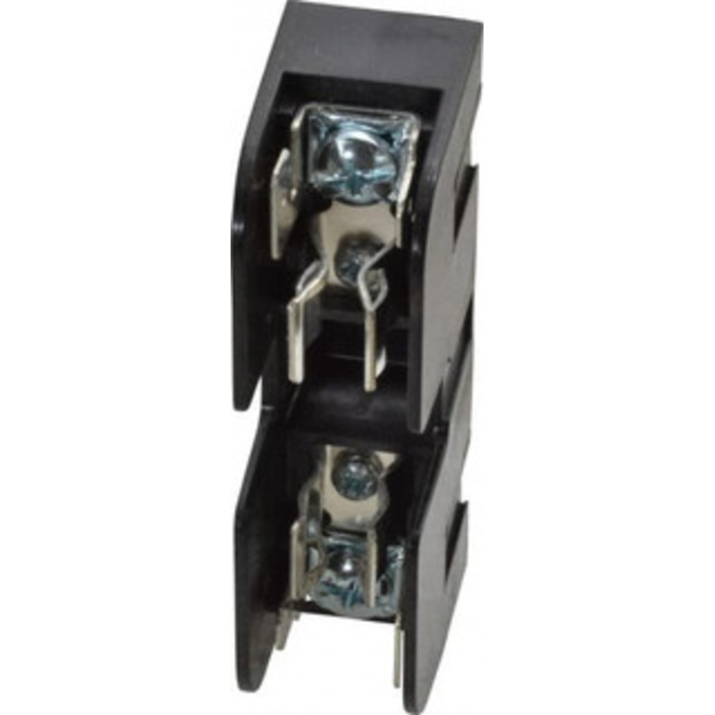 Ferraz Shawmut 1 Pole, 10 to 14 AWG, 600 VAC/VDC, 30 Amp, DIN Rail Mount, Screw Mount Fuse Block 13/32 Inch Diameter x 1-1/2 Inch Fuse Length, 3.04 Inch Long x 0.85 Inch Wide x 1.31 Inch High Block 30321 - 54014303