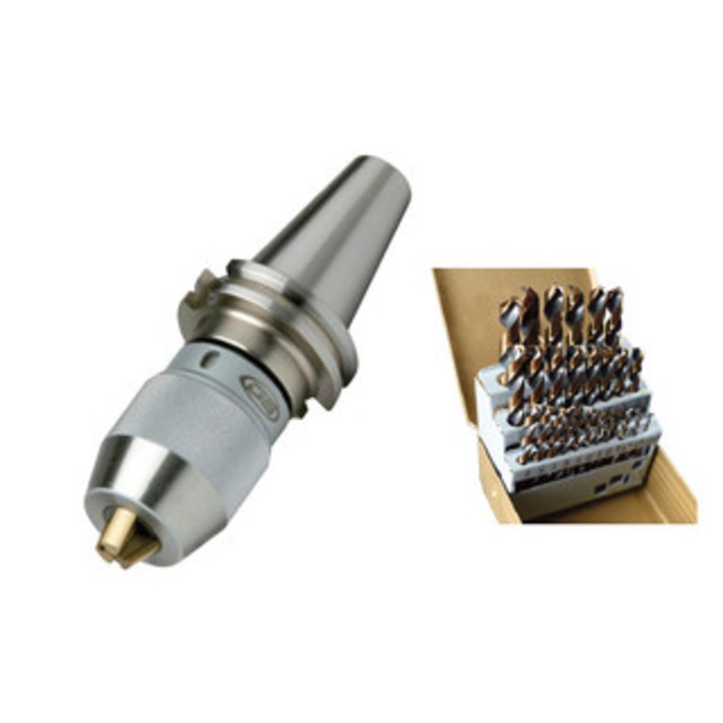 SOWA CAT50 INTEGRAL KEYLESS DRILL CHUCK WITH DRILL SET - 500-826