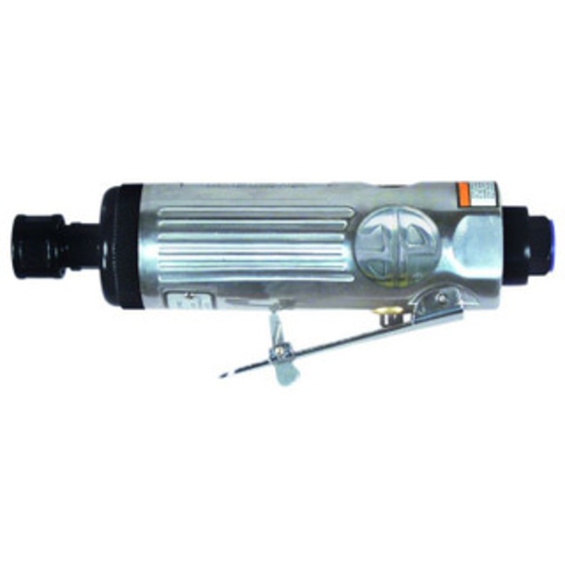 Astro Pneumatic 1/4 Medium Die Grinder with Safety Lever, Rear Exhaust, Japan Bearings, 22,000 RPM - T210