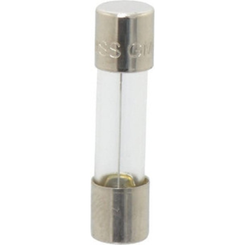 Bussmann 250 VAC, 32 VDC, 3 Amp, Time Delay Miniature Glass Fuse 20mm OAL, 10 at 125 V kA Rating, 5mm Diam GMC-3-R - 74690538