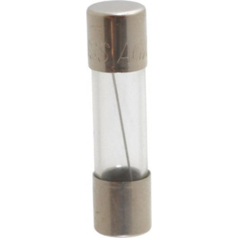 Bussmann 250 VAC, 32 VDC, 6 Amp, Fast-Acting Miniature Glass Fuse 25.4mm OAL, 10 at 125 V kA Rating, 1/4 Diam AGX-6 - 71924153
