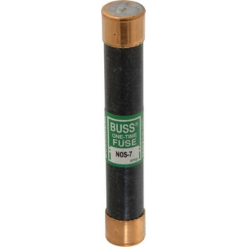 Bussmann 600 VAC, 7 Amp, Fast-Acting General Purpose Fuse Fuse Holder Mount, 127mm OAL, 50 at AC/DC kA Rating, 13/16 Diam NOS-7 - 74740895