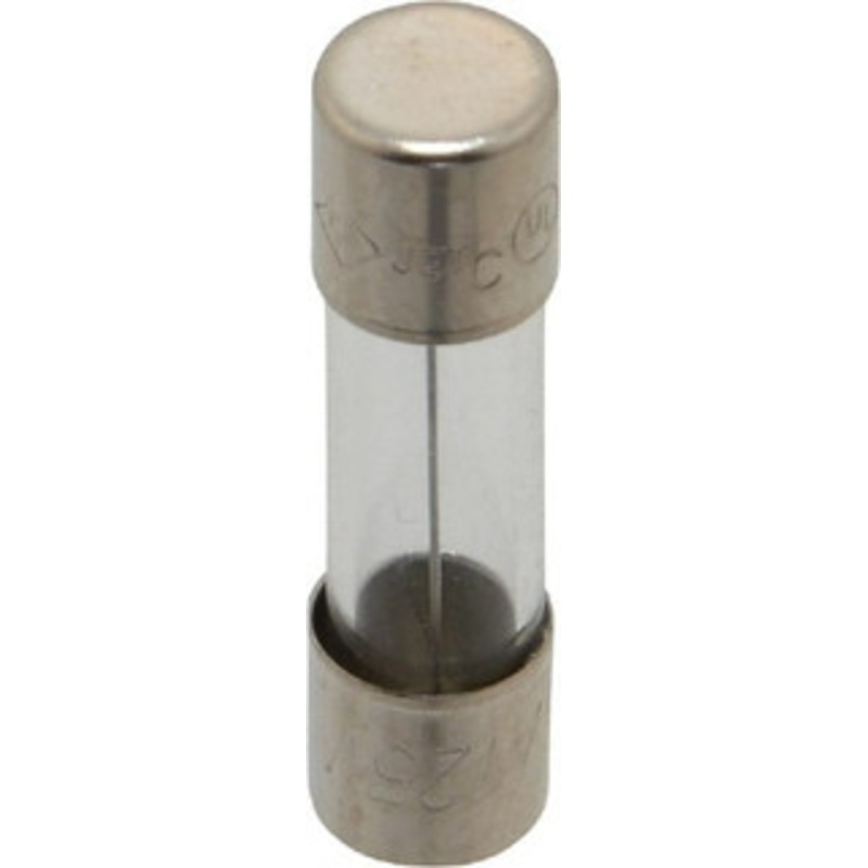 Ferraz Shawmut 125 VAC, 6 Amp, Fast-Acting Miniature Glass Fuse Clip Mount, 1 OAL, 10 at AC kA Rating, 1/4 Diam GGX6-MSC - 54010178